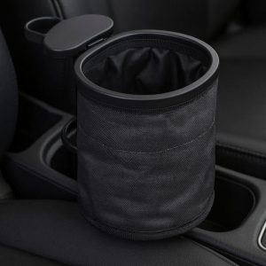 Collapsible Car Cup Holder Trash Bag