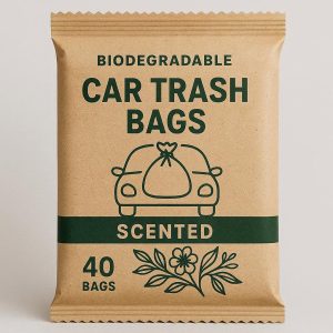 Biodegradable Car Trash Bags Scented Pack